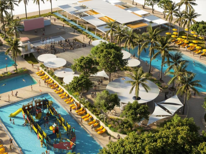 Poollandschaft im Trendy Perge Resort & Suites