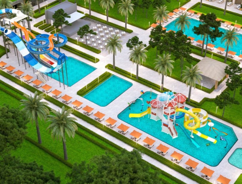Aquapark für Kinder im Trendy Perge Resort & Suites
